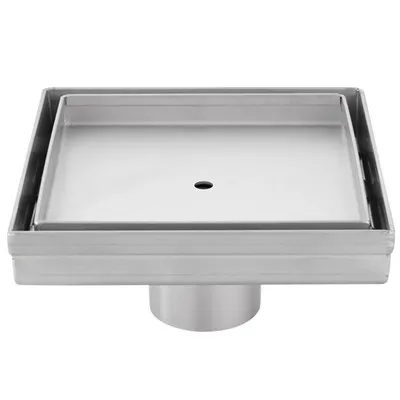 Como evitar que a água espirre ao redor de um ralo de chuveiro curto?